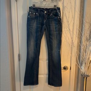 Miss Me Dark Blue Boot Cut Jeans